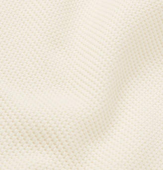 Theory Waffle-Knit Pima Cotton Sweatshirt - Men - White