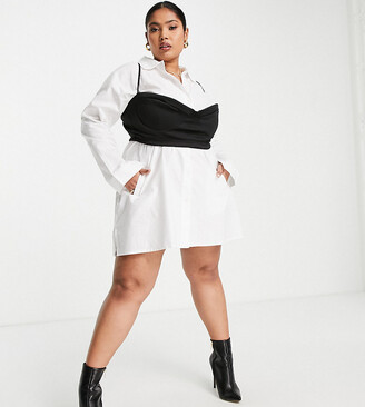 plus size shirt dress uk