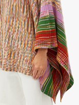 Thumbnail for your product : Missoni Space-dyed Wool Hooded Poncho - Multi