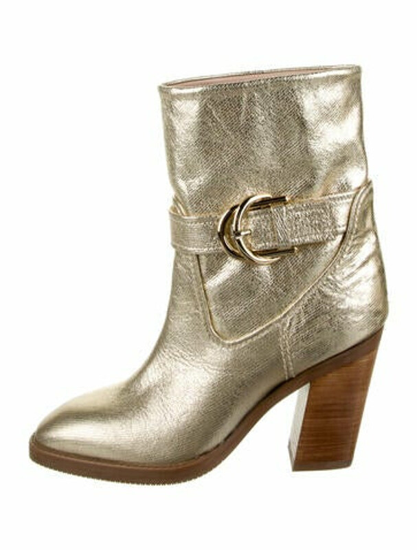 stuart weitzman gold boots