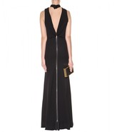 Thumbnail for your product : Victoria Beckham Crepe cut-out gown