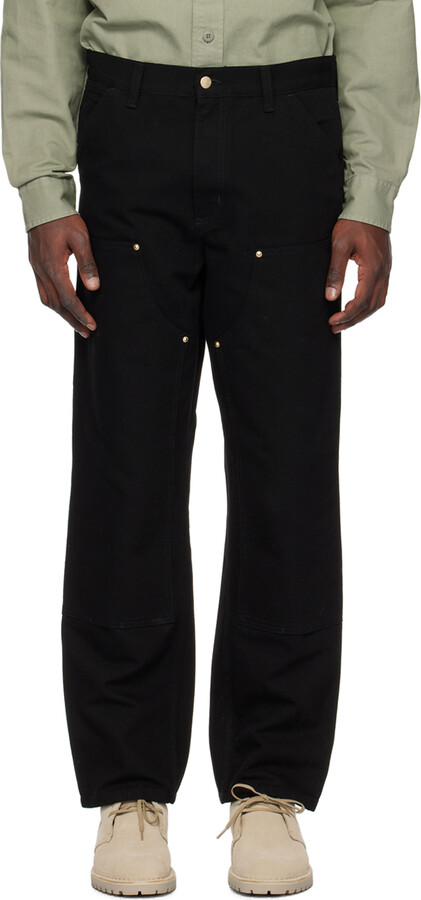 Pearly Gates Black DOUBLE KNEE WORK PANT — Time Change Generator
