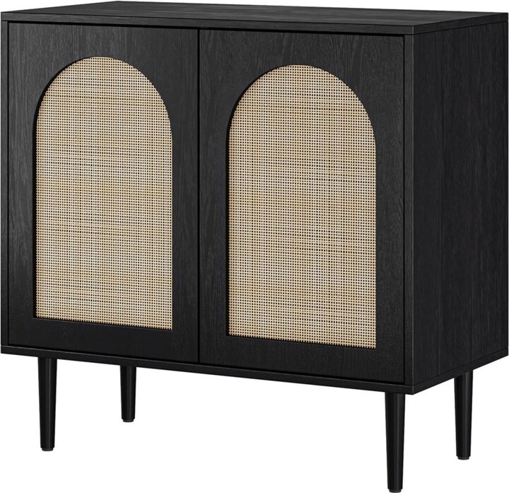 Hulala Home Broyles Contemporary Accent Cabinet with Wood Legs