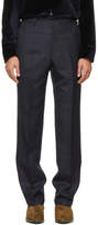 Thumbnail for your product : Cobra S.C. Navy Wool Classic Pinstripe Trousers