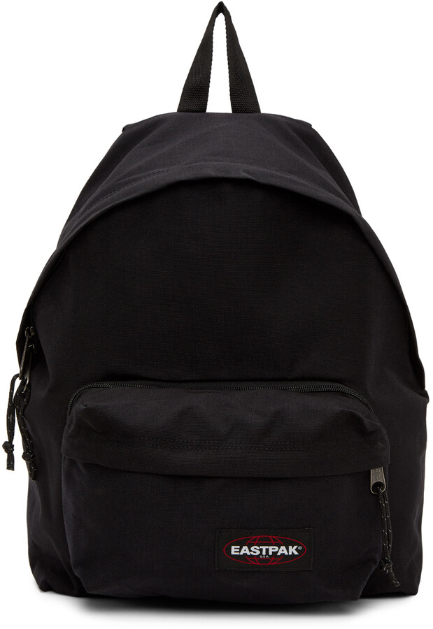 eastpak macnee 24l roll top coated backpack in black