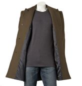 Thumbnail for your product : Haggar Men's Modern-Fit Melton Wool-Blend Coat