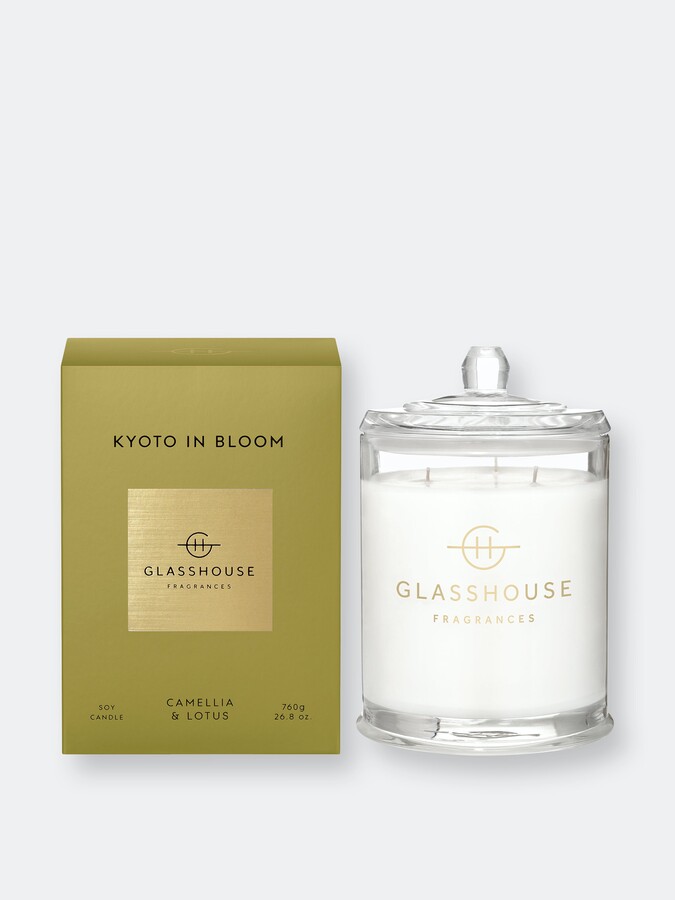 Glasshouse Fragrances Kyoto in Bloom 26.8oz Triple Scented Soy Candle -  ShopStyle