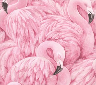 Advantage 20" x 369" Horace Flamingos Wallpaper