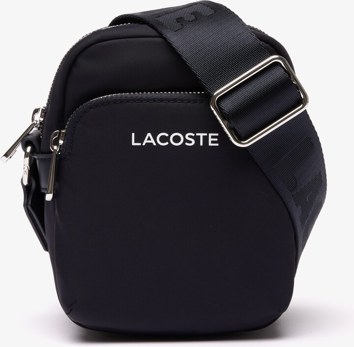 Lacoste - Monogram 3D Crossover Bag - Black