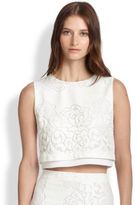 Thumbnail for your product : A.L.C. Maxwell Lace Cropped Top