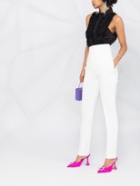 Thumbnail for your product : Alexandre Vauthier Ruffled Front Bib Blouse