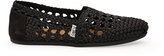 Thumbnail for your product : Toms Black Satin Woven Women's Classics