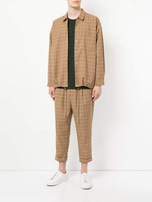 Monkey Time Checked Drawstring Trousers