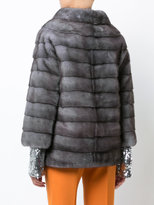 Thumbnail for your product : Oscar de la Renta reversible hooded coat