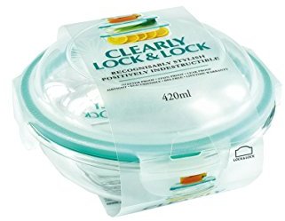 Clearly Lock & Lock Round Container Dome Style, 420 ml