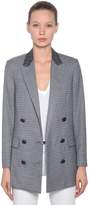 Thumbnail for your product : Rag & Bone Check Double Breast Wool Blend Jacket