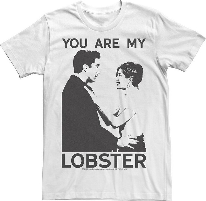 Licensed Character Men's Friends Ross And Rachel You Are My Lobster Tee