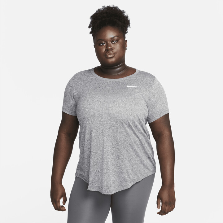 Nike Women's Dri-FIT T-Shirt (Plus Size) in Black - ShopStyle