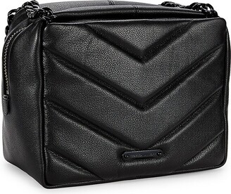 Rebecca Minkoff Maxi Edie Quilted Leather Top Handle Bag