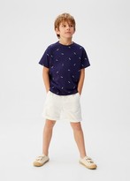 Thumbnail for your product : MANGO Straight cotton bermuda shorts