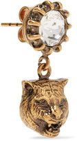 Thumbnail for your product : Gucci Gold-tone Crystal Earrings