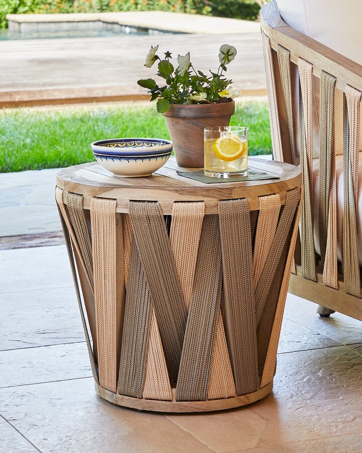 Palecek Boca Round Outdoor Side Table ShopStyle