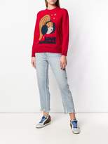 Thumbnail for your product : Love Moschino logo intarsia sweater