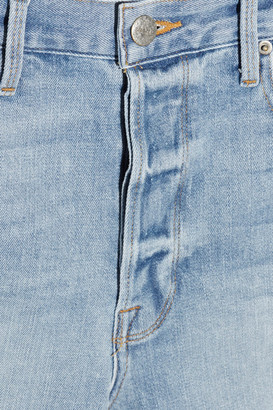 Frame Le Original High-rise Straight-leg Jeans - Mid denim
