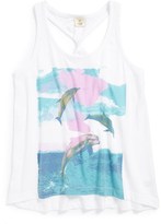 Thumbnail for your product : Tucker + Tate 'Road Trip' Graphic Tank (Big Girls)