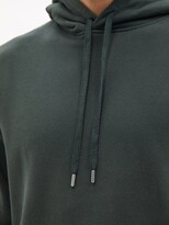 Thumbnail for your product : Sunspel Cotton-jersey Hooded Sweatshirt - Dark Green