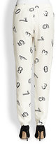 Thumbnail for your product : See by Chloe Number-Print Woven Track Pants