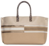 Thumbnail for your product : Akris Small AI Patchwork Leather & Wool Tote