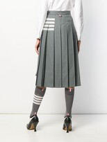 Thumbnail for your product : Thom Browne 4-Bar pleated skirt