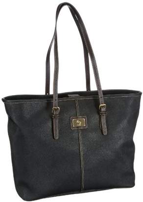 Bogner Womens GRAND Handbag Black Schwarz (black/oak 066) Size: (B x H x T)