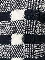 Thumbnail for your product : Thom Browne tweed intarsia jumper