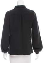 Thumbnail for your product : Black Fleece Silk Button-Up Top