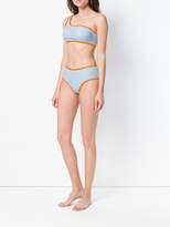Thumbnail for your product : Fendi logo stripe bikini