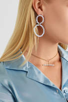 Thumbnail for your product : Saskia Diez Holiday Chalcedony Earrings - Light blue