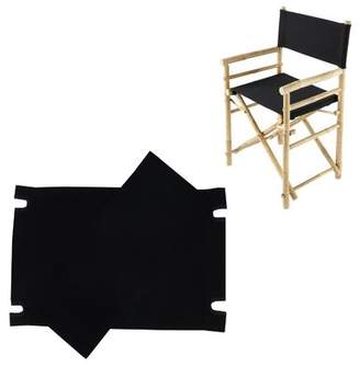 Rizokarpaso Canvas for Bamboo Director Chair Bay Isle Home Color: Black
