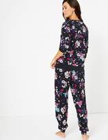 Thumbnail for your product : M&S CollectionMarks and Spencer Floral Long Sleeve Pyjama Set