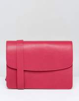 Thumbnail for your product : Vagabond Structured Leather Cross Body Bag in Cerise