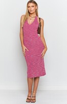 Thumbnail for your product : Beginning Boutique Bailee Spacedye Midi Dress Pink