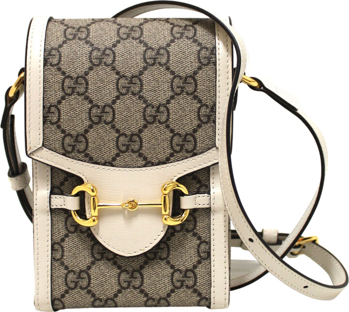 Gucci Horsebit 1955 Vertical cloth crossbody bag ShopStyle