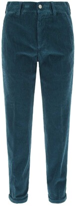 Pt01 Corduroy Buttoned Cropped Trousers