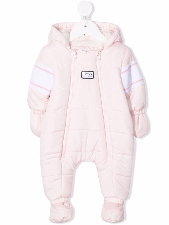BOSS Kidswear Hooded Padded Snowsuit - ShopStyle Girls' Outerwear