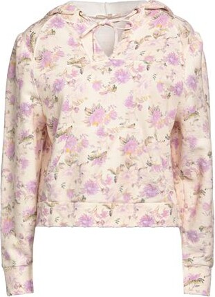 Kirby distressed floral-print cotton-jersey hoodie