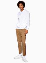 Thumbnail for your product : TopmanTopman Camel Skinny Trousers With Side Taping