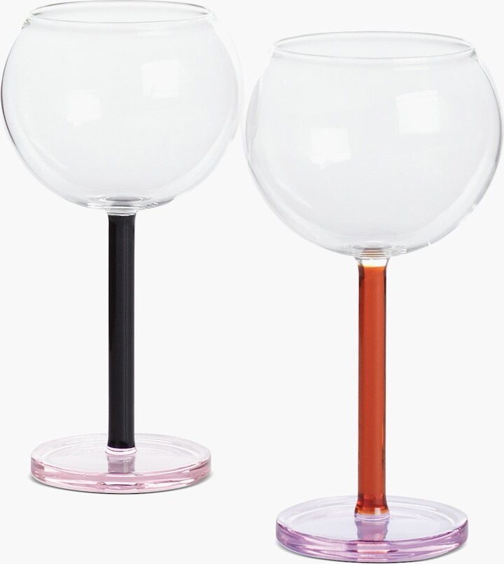 Sophie Lou Jacobsen Bilboquet Wine Glasses, Set of 2