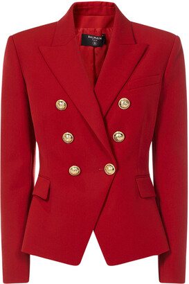 Balmain Red Women's Jackets | Shop the world's largest collection of  fashion | ShopStyle