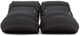 Thumbnail for your product : Comme des Garcons Homme Plus Black Textile Strap Loafers